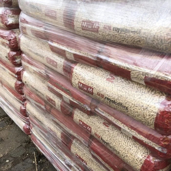 Palette de granulés MM ROYAL – 78 sacs en plastique