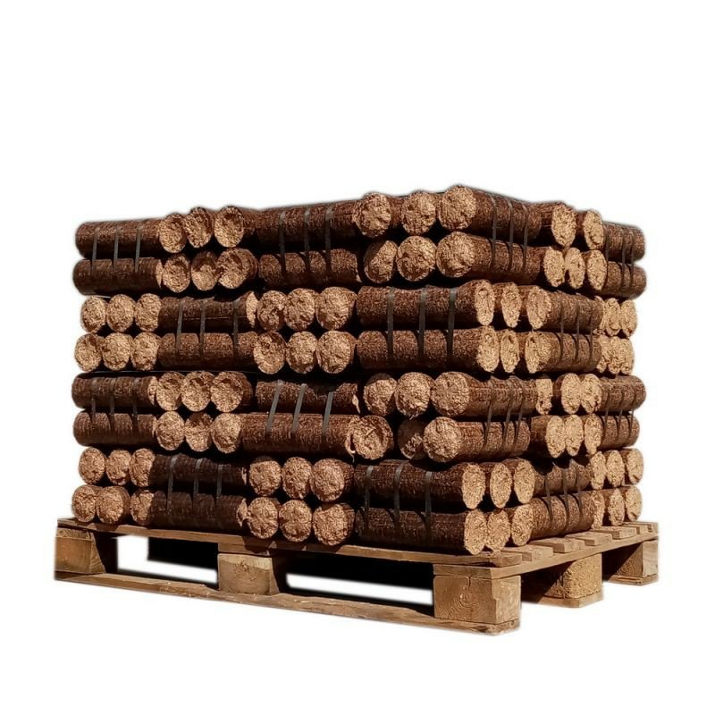 Bois densifié – Grumes séchées de nuit – 1/2 palette de 480 kg